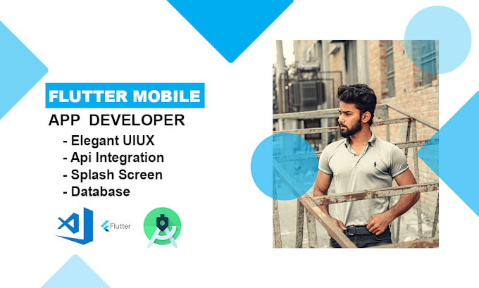 Gig Preview - Flutter cross mobile app development in android studio, vs code