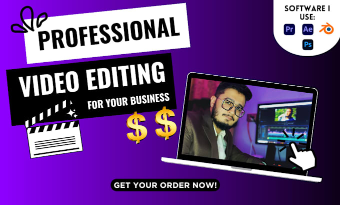 Gig Preview - Do professional video editing for your business