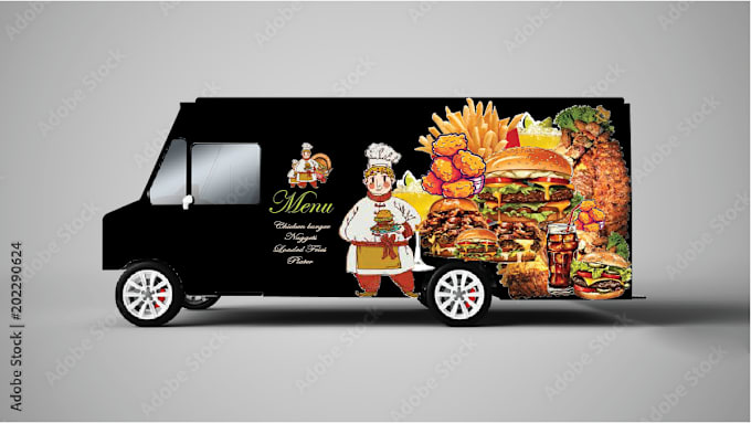 Gig Preview - Design attractive van wrap