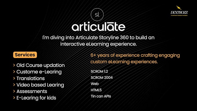 Bestseller - design elearning course in articulate storyline 360