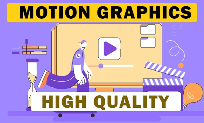 Gig Preview - Create motion graphic video and animated explainer videos