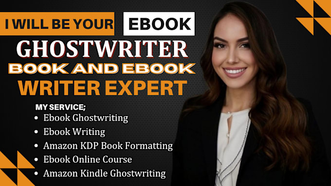 Gig Preview - 30k ebook ghostwriter amazon kindle ghostwriter ebook ghostwriting layout design