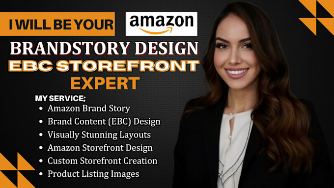 Gig Preview - Do amazon brand story amazon ebc design storefront design product listing images