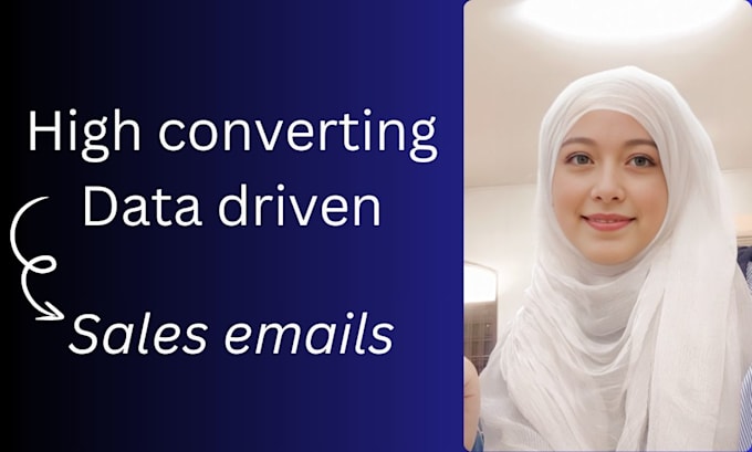 Gig Preview - Write data driven sales emails and email campaigns