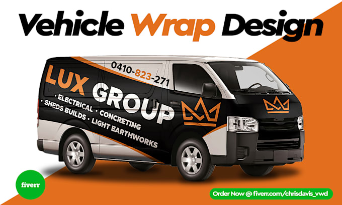 Gig Preview - Design stunning car, van, vehicle wrap design