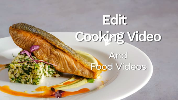 Bestseller - edit cooking videos and food video editing for your youtube channel