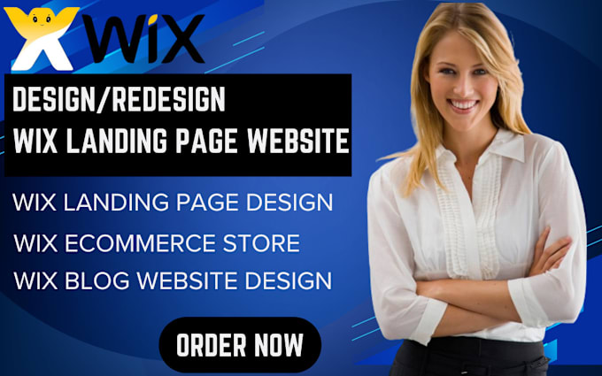 Gig Preview - Wix landing page design, wix ecommerce store, update wix blog, wix blog website