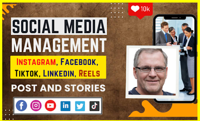 Gig Preview - Be your engaging social media manager for post and videos with organic reach