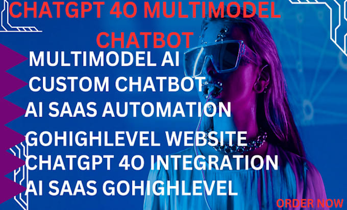 Gig Preview - Do gpt 4o multimodal ai custom chatbot to gohighlevel wordpress automation vapi