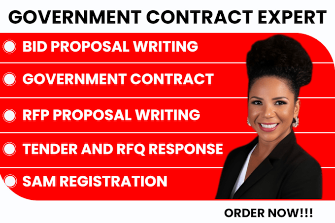 Gig Preview - Win government contract bid proposal, submit and win bids, rfp proposal, tender