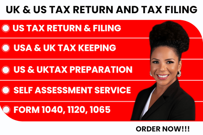 Gig Preview - File US tax returns, business taxes, UK vat return, tax filing, form 1040, cpa