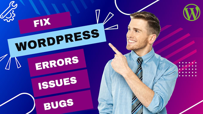 Gig Preview - Fix wordpress issues, errors, bugs in 24 hours