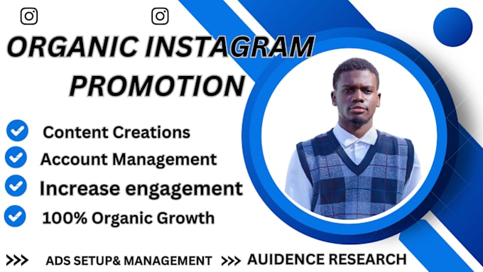 Gig Preview - Do instagram marketing or promotion for organic instagram growth