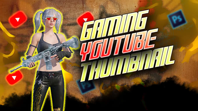 Gig Preview - Create best youtube gaming thumbnails