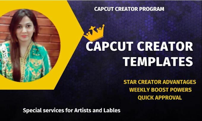 Gig Preview - Create capcut template for promotion on social media