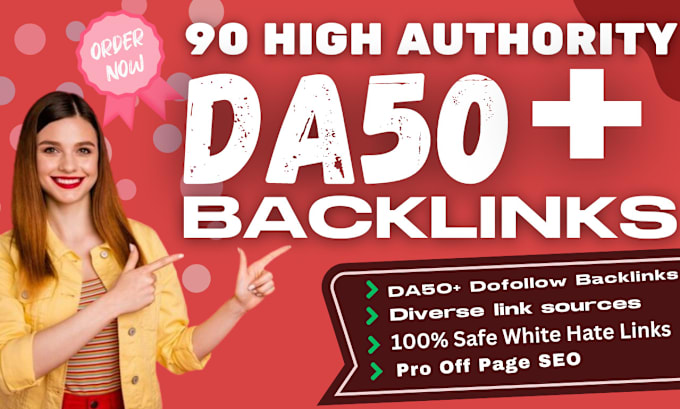 Gig Preview - Do off page SEO with white hat high da authority  backlink