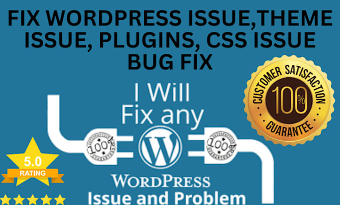 Gig Preview - Critical wordpress issue fixing, bugs, theme customization, and woocommerce