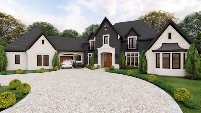 Bestseller - do 3d house exterior modelling, architectural rendering, walkthrough animation