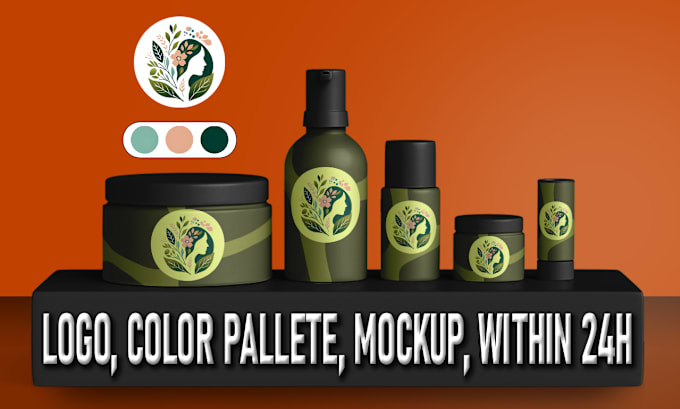 Gig Preview - Make an amazing logo for you with mockups and color palette