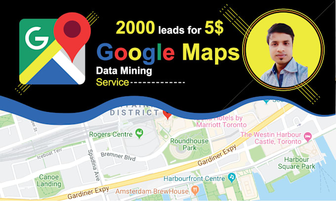 Gig Preview - Do google maps scraping, b2b leads generation, email listing