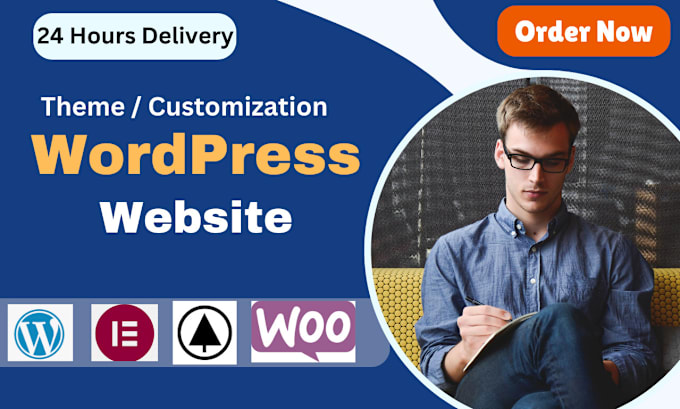 Gig Preview - Design wordpress websites woocommerce websites xstore woodmart customization