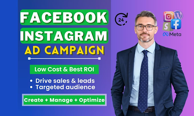 Gig Preview - Setup, manage and optimize facebook ads campaign for leads and sales