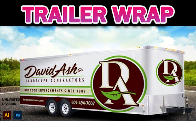 Gig Preview - Design  food truck, trailer wrap design, wrap design, van wrap