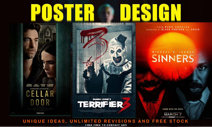 Bestseller - design professional movie poster for you