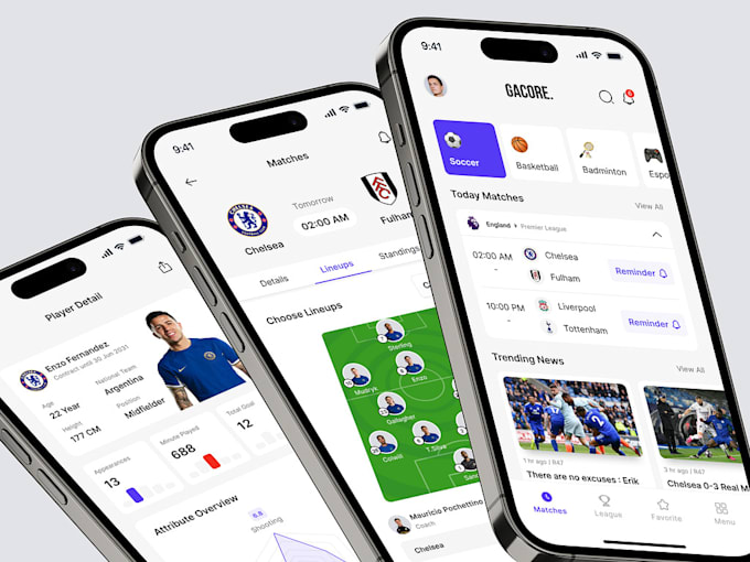 Gig Preview - Build fantasy football, sport website, sport bet app