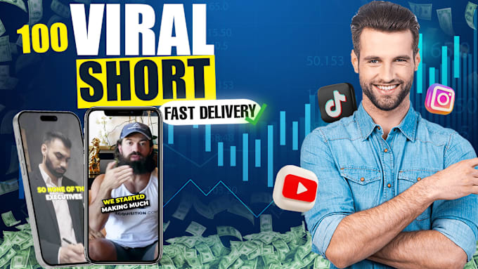 Gig Preview - Create youtube shorts channel with more than 100 shorts video viral