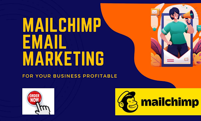 Gig Preview - Design mailchimp email template, email marketing campaign automation, newsletter