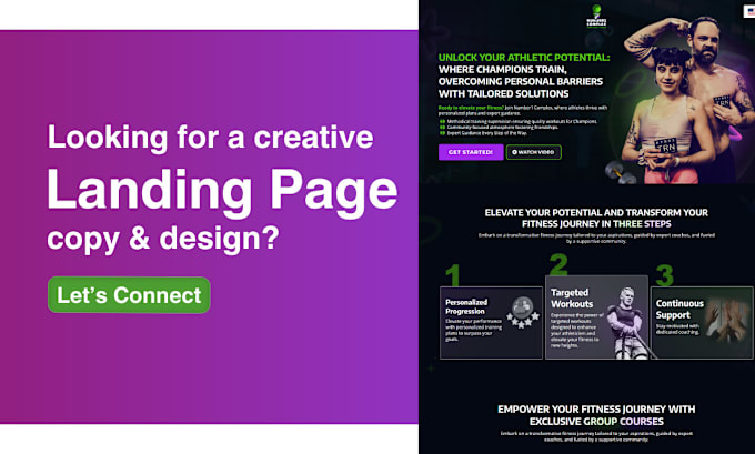 Gig Preview - Curate highly converting landing page copy and sales funnel design