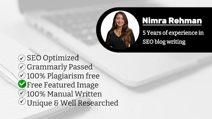 Gig Preview - Be your efficacious blog content writer for SEO blog writing