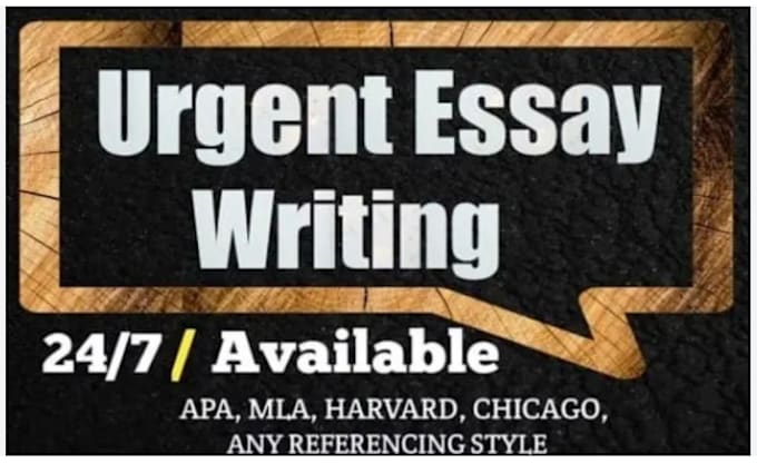 Gig Preview - Write urgent apa, mla, havard essays, research and case studies in 10 hours