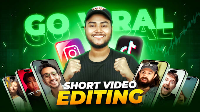 Gig Preview - Do video editing for instagram reels, tiktok videos and youtube shorts