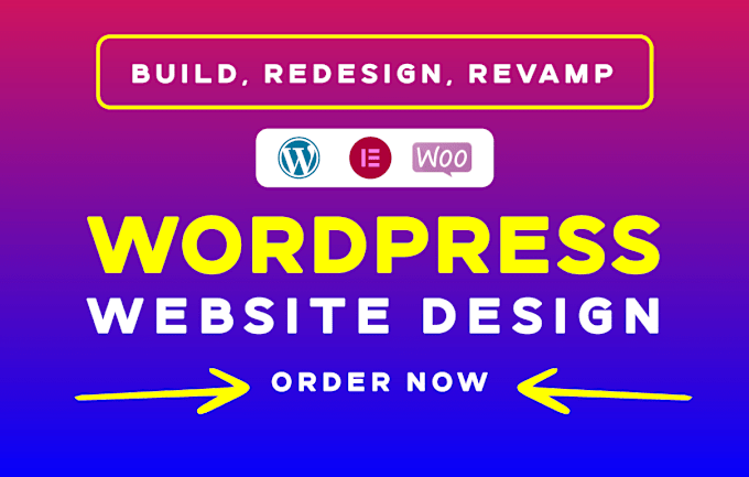 Gig Preview - Create, build, revamp, clean modern responsive wordpress website design