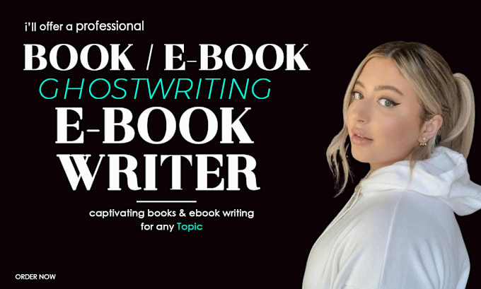 Gig Preview - Write professional ghostwrite nonfiction ebook and book writer