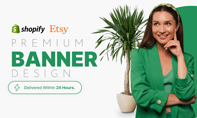 Gig Preview - Design premium etsy and shopify website banner ads