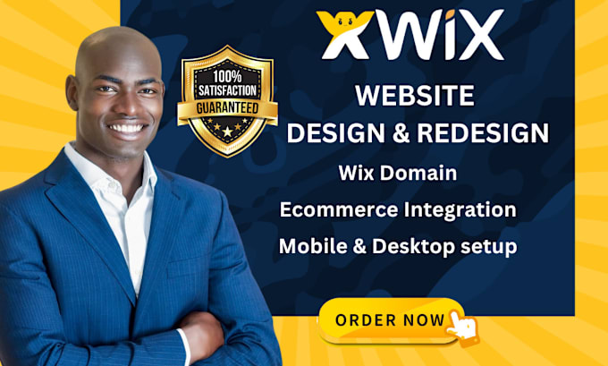 Gig Preview - Redesign wix website design wix ecommerce redesign wix build wix website design