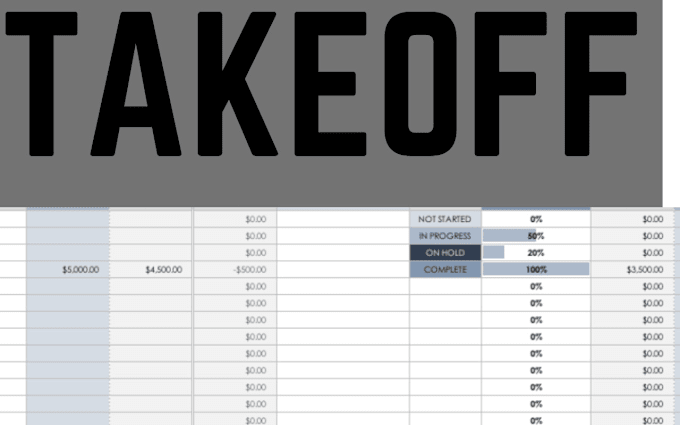 Gig Preview - Do quantity takeoff and cost estimation