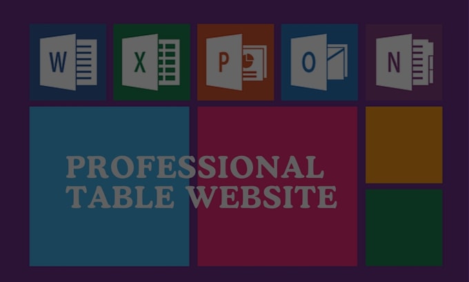 Gig Preview - Design a professional table website for your business