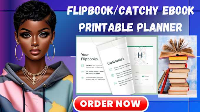 Gig Preview - Design a flipbook, convert your PDF to catchy flipbook, flipmagazine,and ebooks