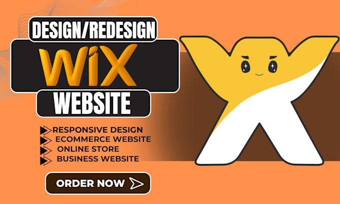 Gig Preview - Be your UK wix website designer wix website redesigner wix studio website expert