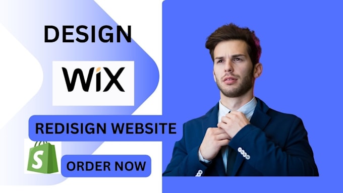 Gig Preview - Design or redesign wix ecommerce wix website wix landing page godaddy hostinger