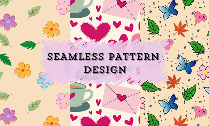 Gig Preview - Create seamless repeat patterns for textile prints, home decor, and wallpaper