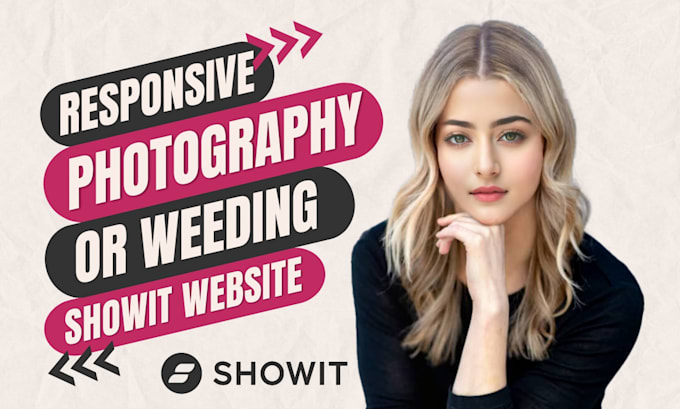 Gig Preview - Design or customize your photography, weeding, showit websites with blog and SEO