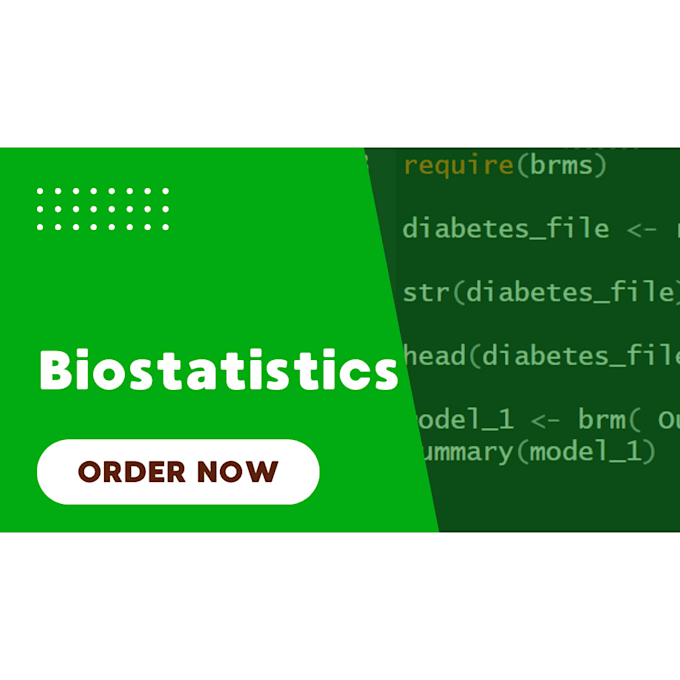 Gig Preview - Do biostatistics data analysis using excel, spss, stata or r