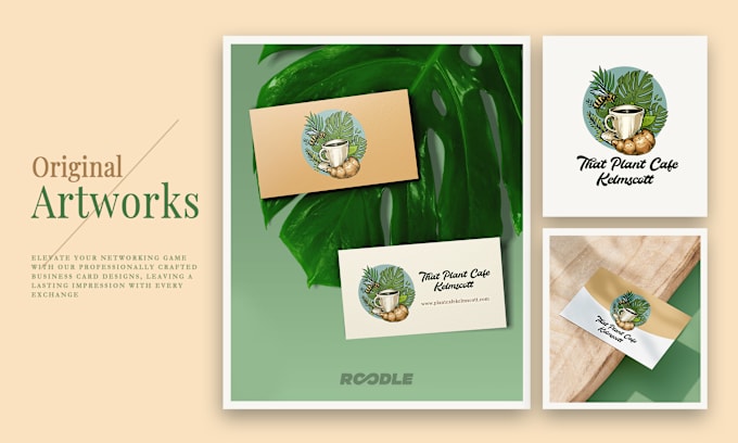 Gig Preview - Do unique modern minimalist business card and logo design