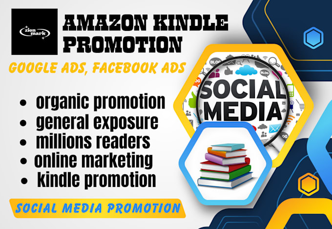 Gig Preview - Do viral book promotion ebook marketing amazon book kindle promotion amazon ads