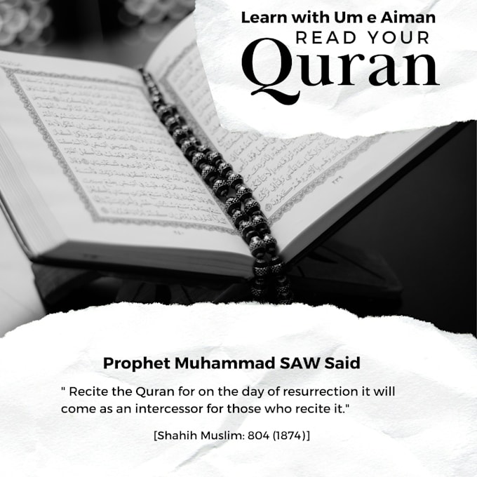 Gig Preview - Be your  quran teacher, memorization and duas, memorization and duas